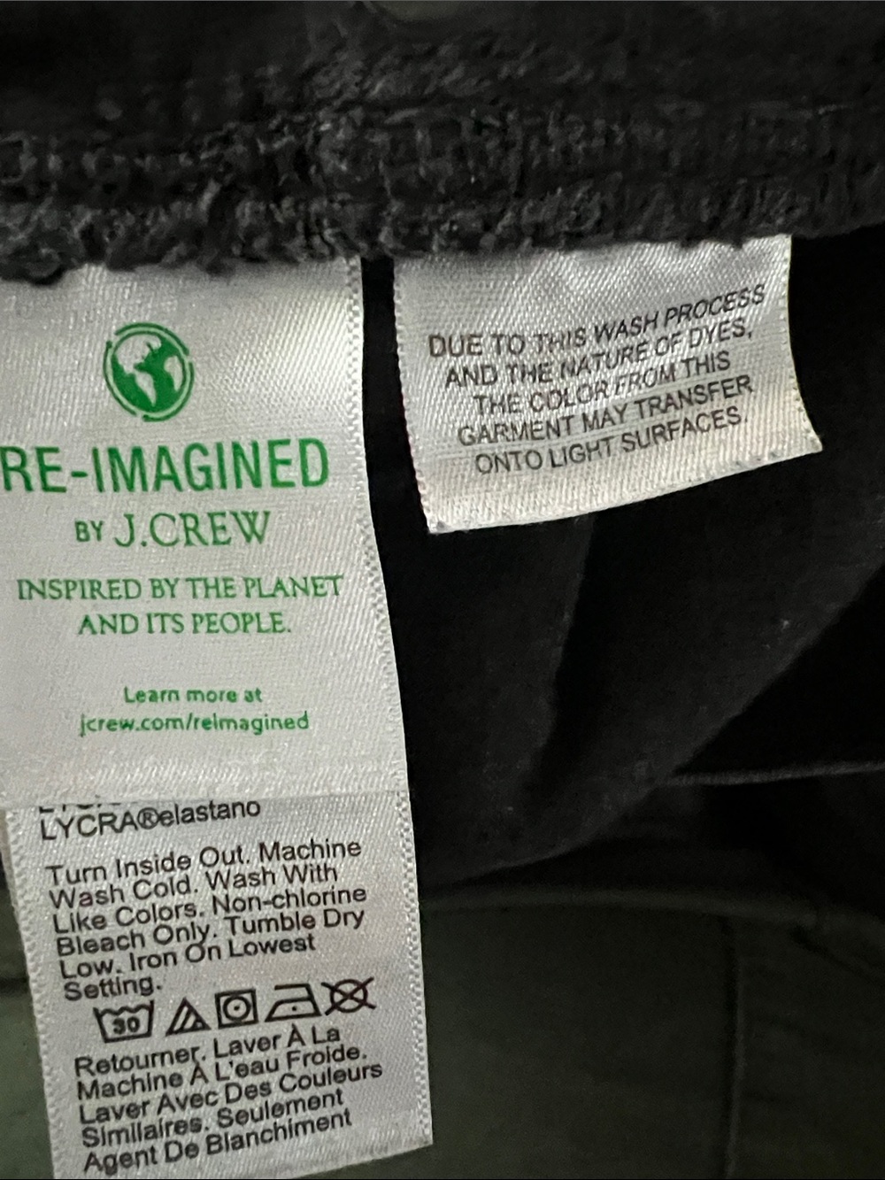 J.Crew Re-Imagined Essential Straight Jean in Faded Black - Size 26 - Picture 4 of 4